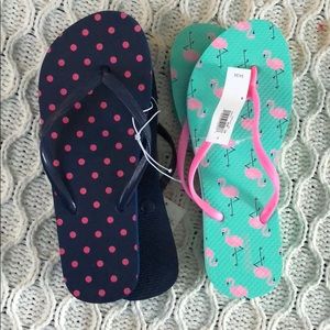 NWT flip flop bundle